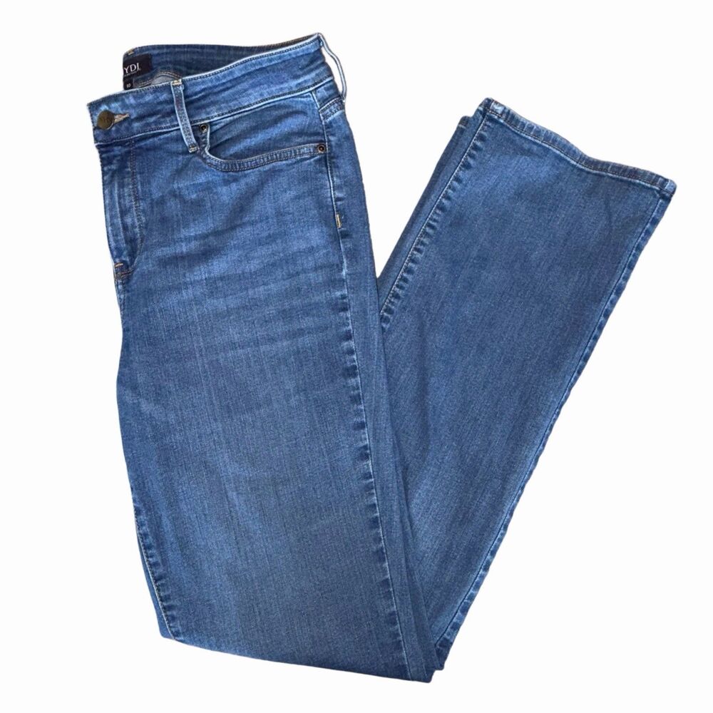NYDJ Women's Straight Leg Jeans — Medium Blue Wash